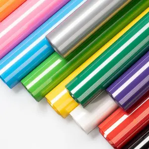 Colorful PVC Heat Transfer Vinyl, 20pcs/set HTV Vinyl for T-shirt Clothes Bag Pillow Fabric, DIY Sewing Accessories for Home Daily Use