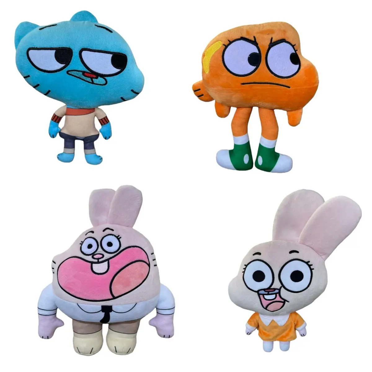 Gumball Fat Rabbit Plush Doll - 25 cm Plush Fabric, Soft Filler, Cartoon Stuffed Toy, Kids' Gift