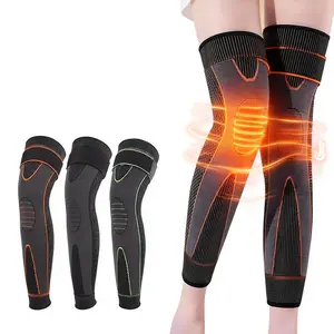 1 Count Sprort Pressurized Knee Pad Elastic Long Leg Sleeve Bandage,Non-slip Knee Pad, Running Warm Leg Accessories,