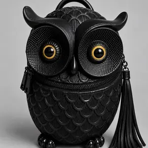 Midnight Owl hand/shoulder strap Bag – Premium Designer Fashion Bag SKU: 3186