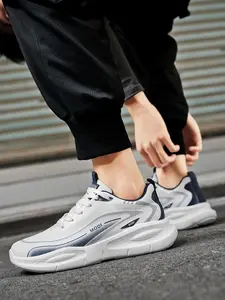 New Ultra-Light Shock-Absorbing Soft Sole Running Shoes for Students, Men's Casual Sports Shoes, Single Shoe Design