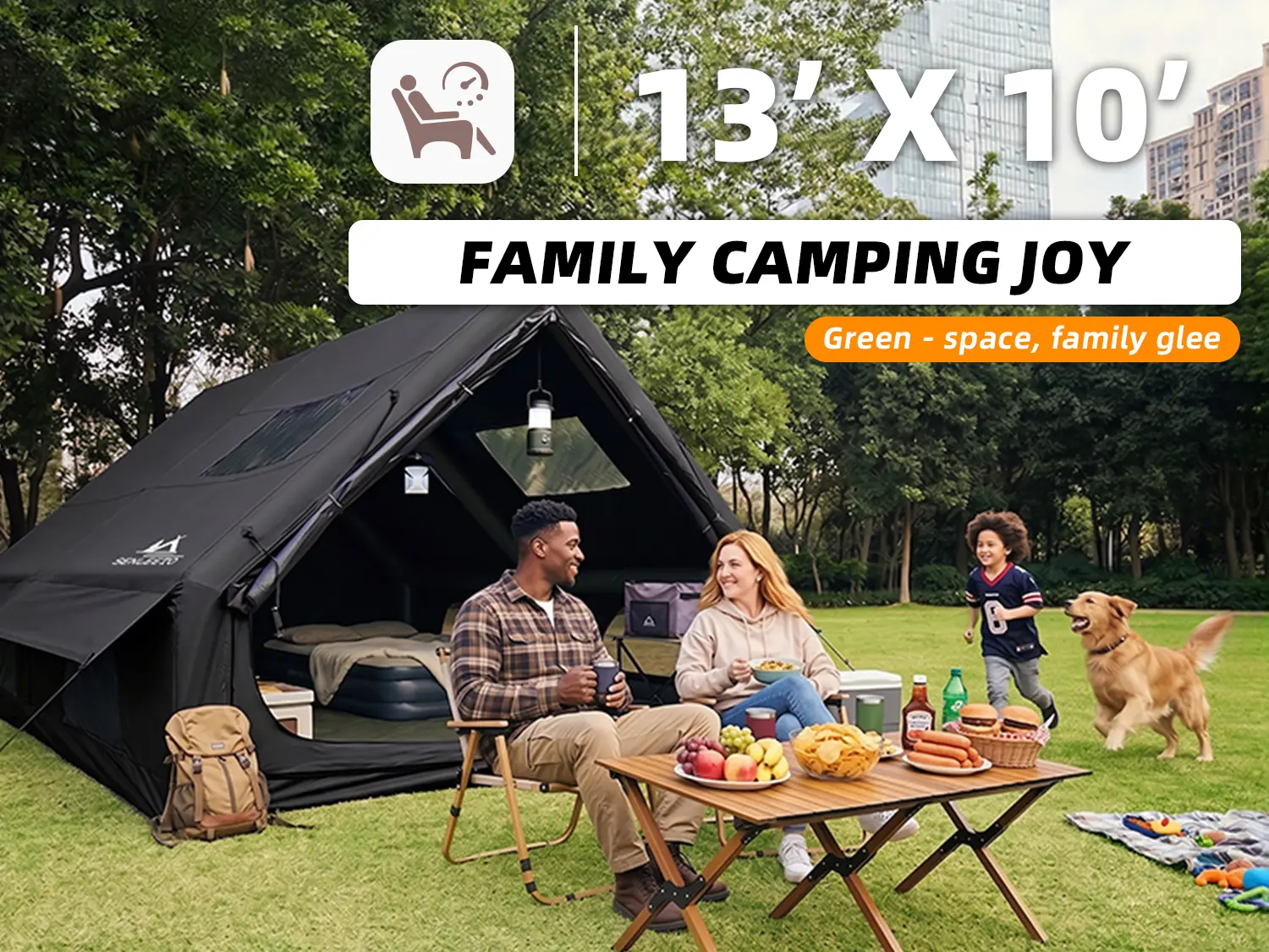Large All-Season Inflatable Tent