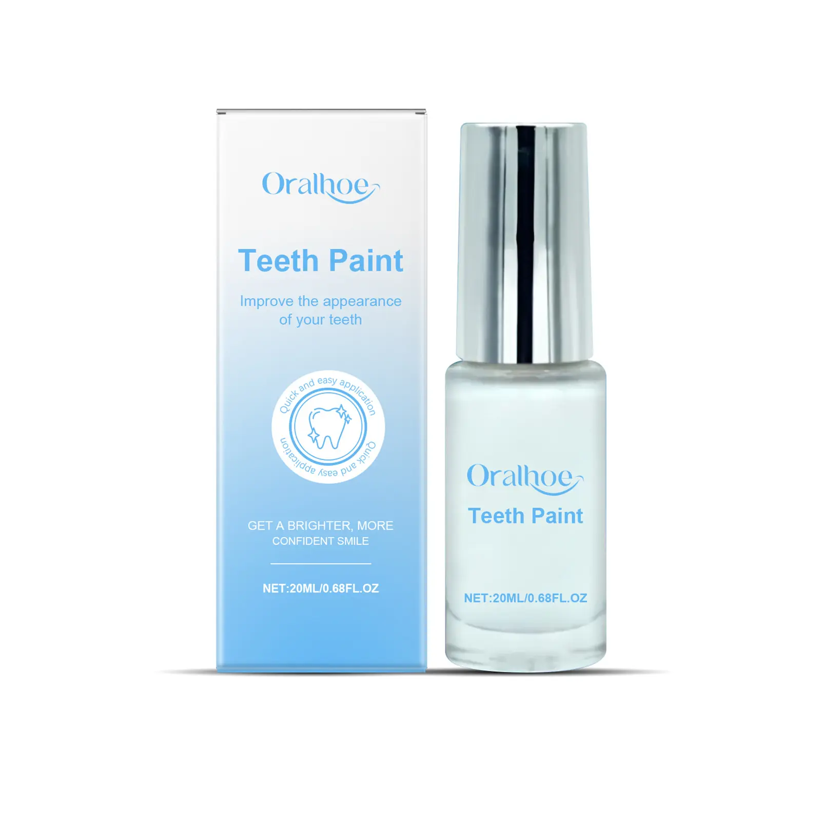 Oralhoe Teeth Whitening Paint Cleanser, Deep Cleaning Stain Removal Solution for Teeth & Mouth Fresh Breath Care