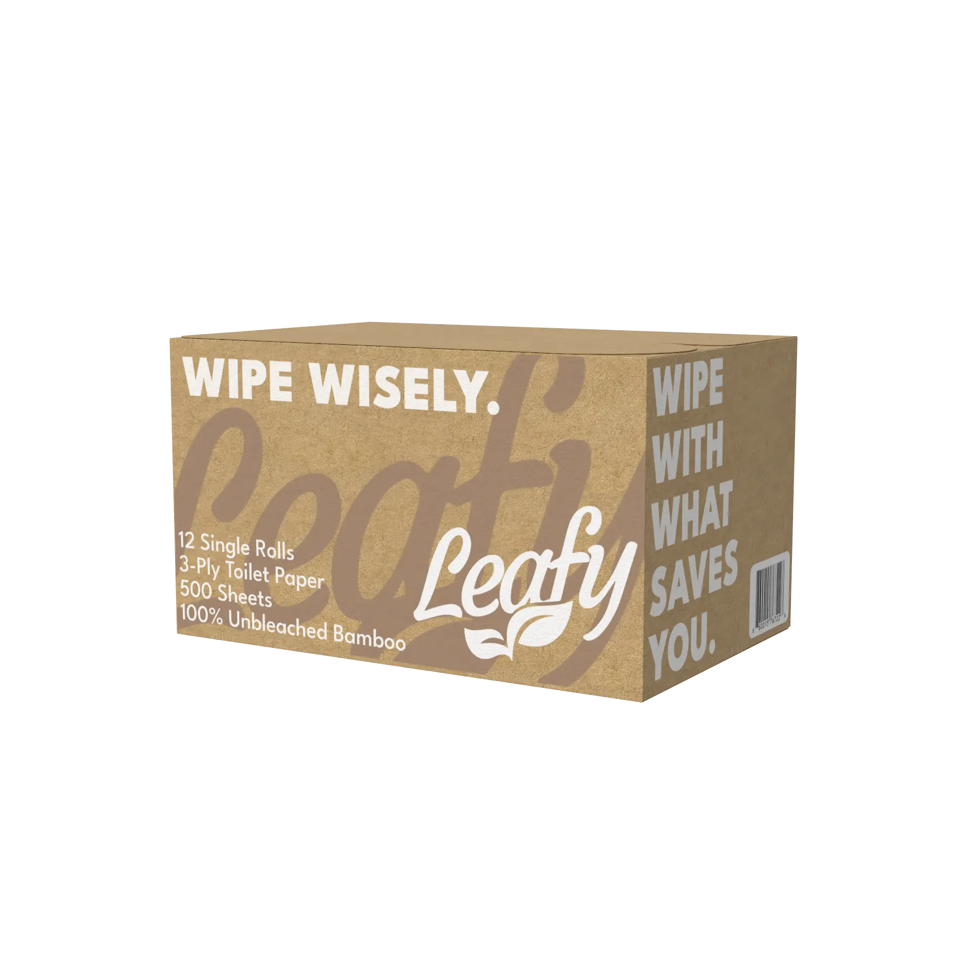 Leafy EarthSoft Premium Bamboo - 12 roll 3 ply