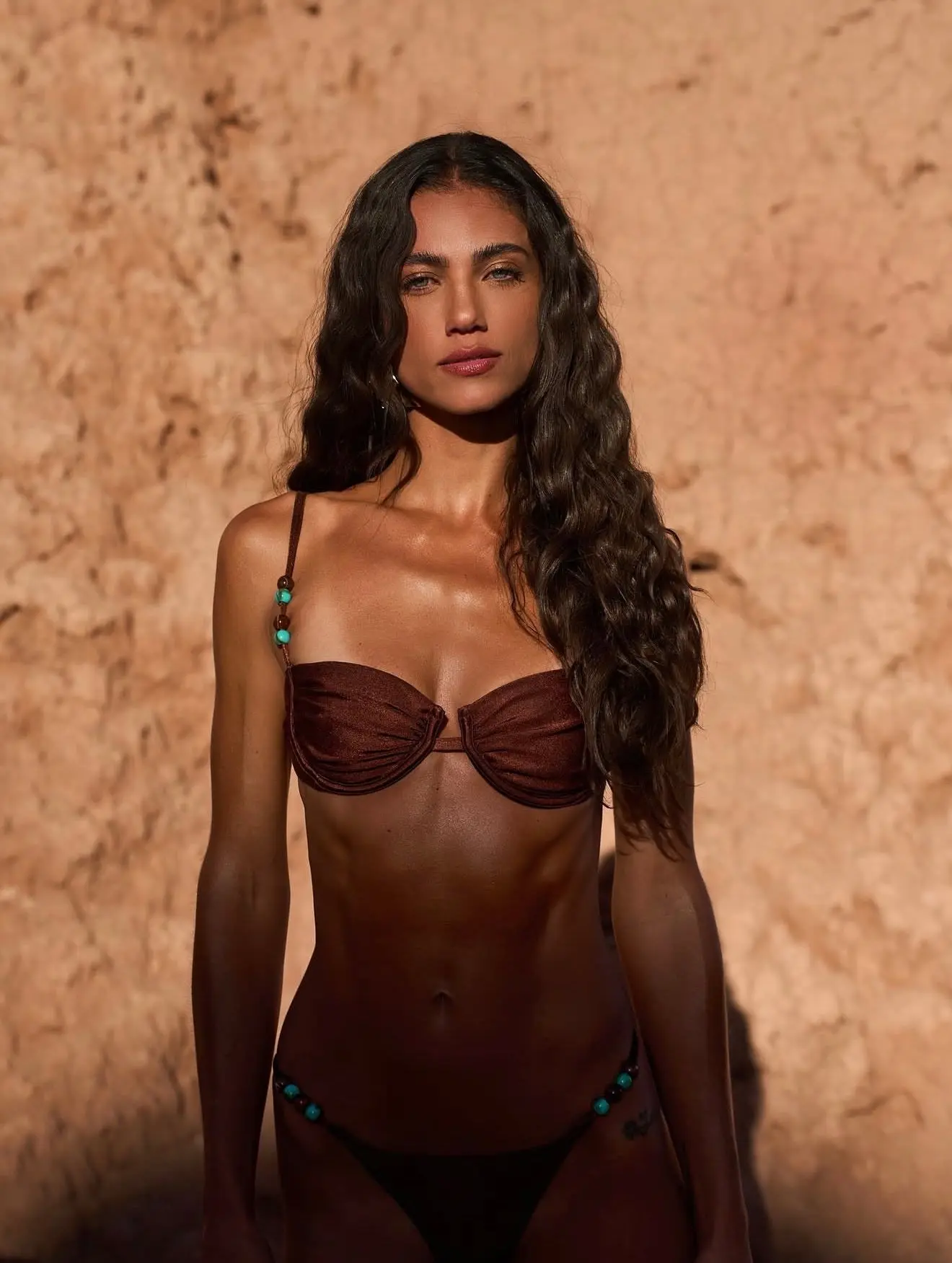 Cocoa Beaded Bikini