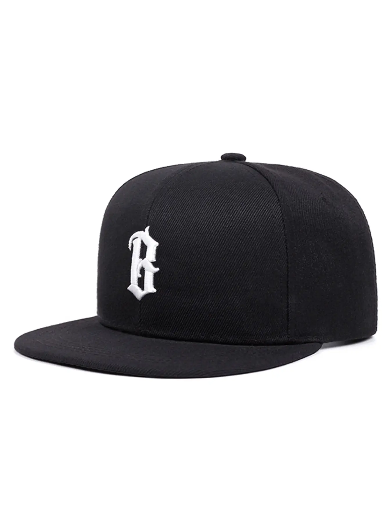 2026 New Fashion Baseball Hat, B Gothic Letter Embroidered Hip Hop Hat, Street Skateboard Hat, Premium Fitted Cap, Outdoor Sports Sunshade Hat, Adjustable Sunscreen Hat