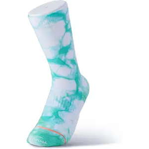 Womens Athletic Socks Mid Calf Crew Socks Women Athletic Hiking Running Cushioned Compression Socks