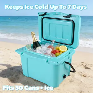 25QT Heavy Duty Cooler ️ Keeps Ice Cold Up To 7 Days