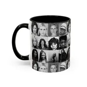 Real Housewives Mugshots Ceramic Mug, Bravo Reality TV Fan Gift (Flat Printed Design)