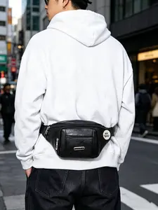 Men's Waist Bag, Multi-Pocket Chest Pack, New Outdoor Belt Pouch, Business Crossbody Bag, Adjustable Strap, Durable, Secure Cash Pocket