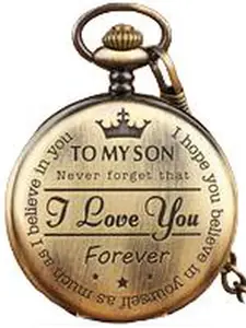 Cute Vintage Pocket Watch Gift for Loved Ones, Fashion Retro Style with Modern Design, Perfect Daily Accessory, Includes Elegant Box, Quartz Watch