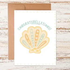 CongratSHELLations Greeting Card