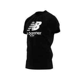 NB "NO BAMMER" TEE (BLK/WHT LOGO)