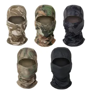 5PCS/Set Balaclava Ski Mask Full Head Wrap For Outdoor Sports Motorcycle Hiking Cycling Windproof Breathable Face Cover Mask（gift）