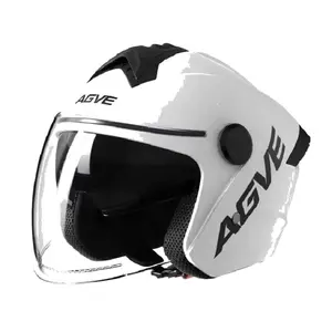 Half Helmet 509, Durable Motorcycle Half Helmets, Comfortable Riding Gear, Ideal for Motorcyclists, Lightweight Design, Motorcycle Helmet Visor