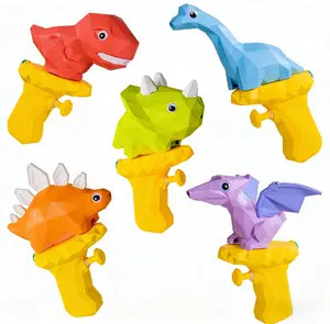 Cute Dinosaur Water Gun, Low-Poly Dinosaur Shape, Easy to Operate, Perfect for Summer Outdoor Play, Family Activities & Friend Gatherings