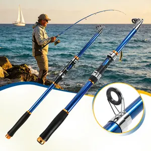 Fishing Party Gift, Portable Telescopic Sea Spinning Rod, Lightweight Collapsible Fishing Pole with Non-Slip Handle, 6.9ft , 9.8ft, Compact Storage Fishing Gear, Practical Holiday Present for Anglers, Home Outdoor Leisure Accessory，Practical Holiday Gift