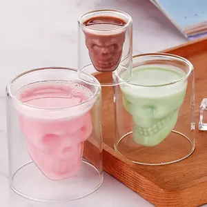 Transparent Skull Glass