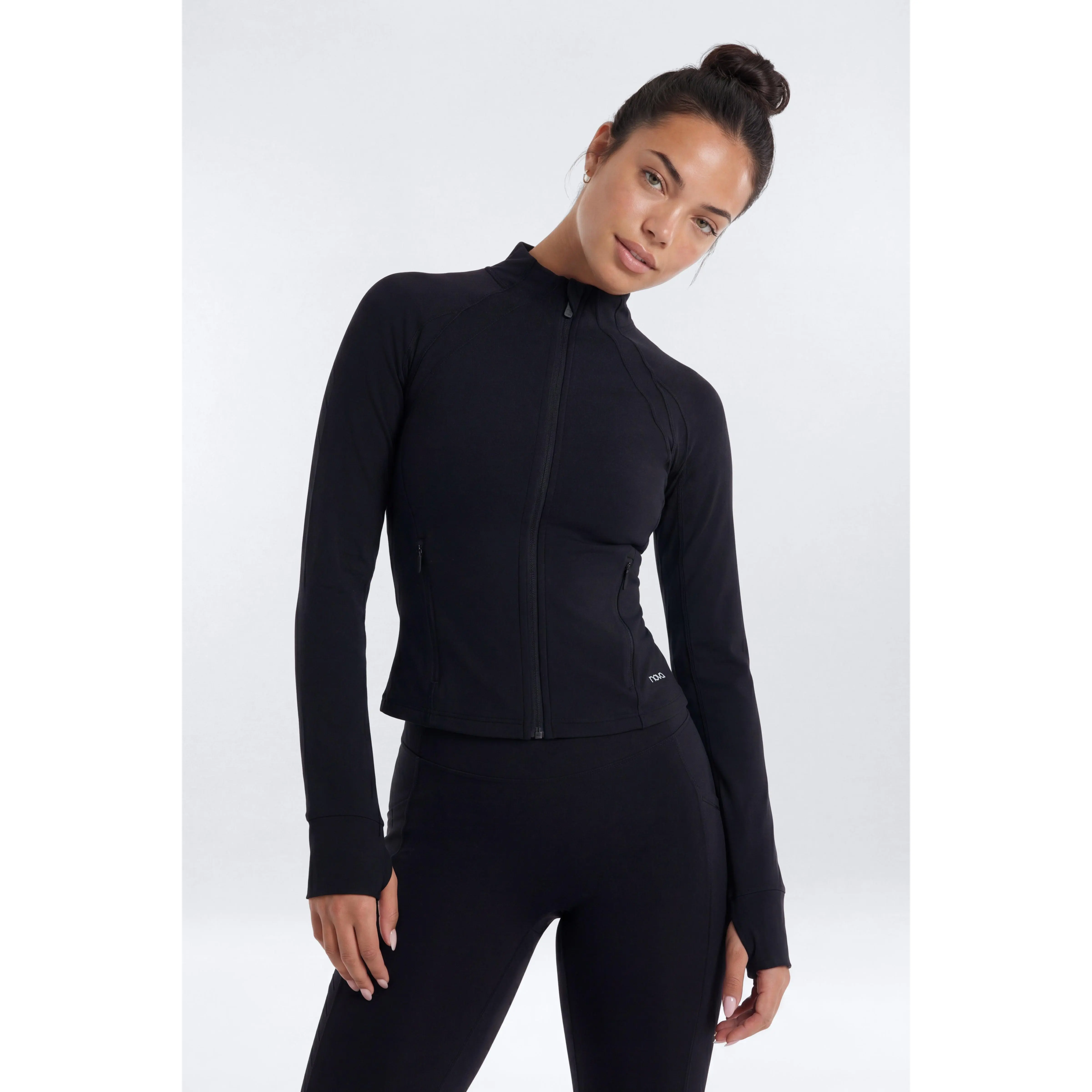 ProStretch™ Front Zip Sports Jacket - Black