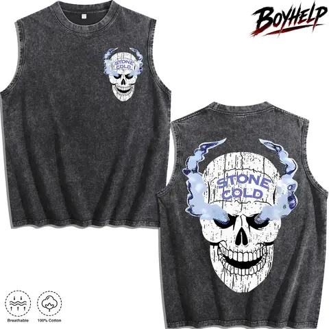 STONE COLD STEVE AUSTIN Vintage Washed Tank Top, Wrestling Tee, Washed Tank Top, Wrestling Gift, Sports Washed Tank Top, Workout Washed Tank Top, Gift for Him Gift for Her Fathers Day Gift Ideas Tiktok Shop