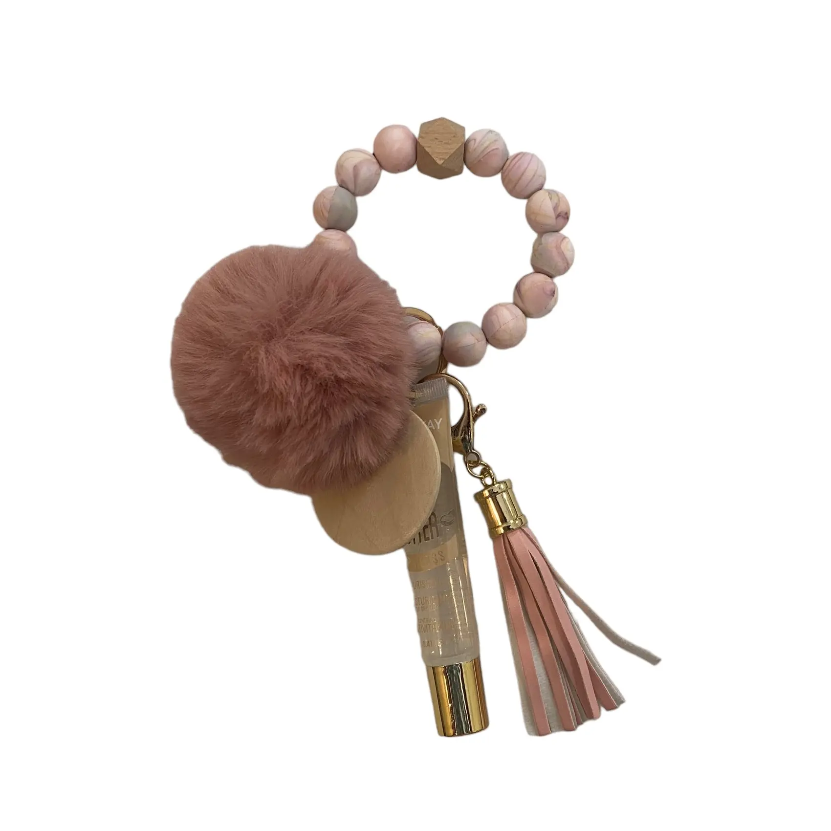 Boujee Silicone Beaded Fashion Keychain - Perfect for Adding Fashion to Your Everyday Life