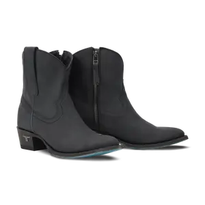 Plain Jane Bootie - Matte Black