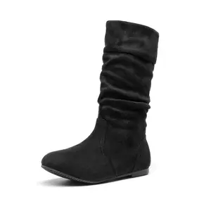 DREAM PAIRS KIDS Girl's Faux Fur Lined Knee High Winter Riding Boots(Toddler/Little Kid/Big Kid)
