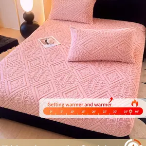 Faux Lamb Wool Bed Sheet, Soft & Durable Bed Cover, Available in Multiple Colors, Ideal for Single/double/queen/full Beds