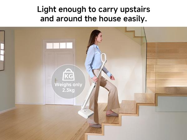 DREAME FloorX 100 Plus Cordless Electric Mop with 2 Bonus Roller Brushes, 45min Runtime, Lightweight 5.1 lbs, Dual-Tank Design, Self-Cleaning Brush