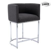 24" H Linen Charcoal  1 PC