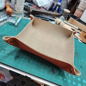 NBA basketball leather valet tray