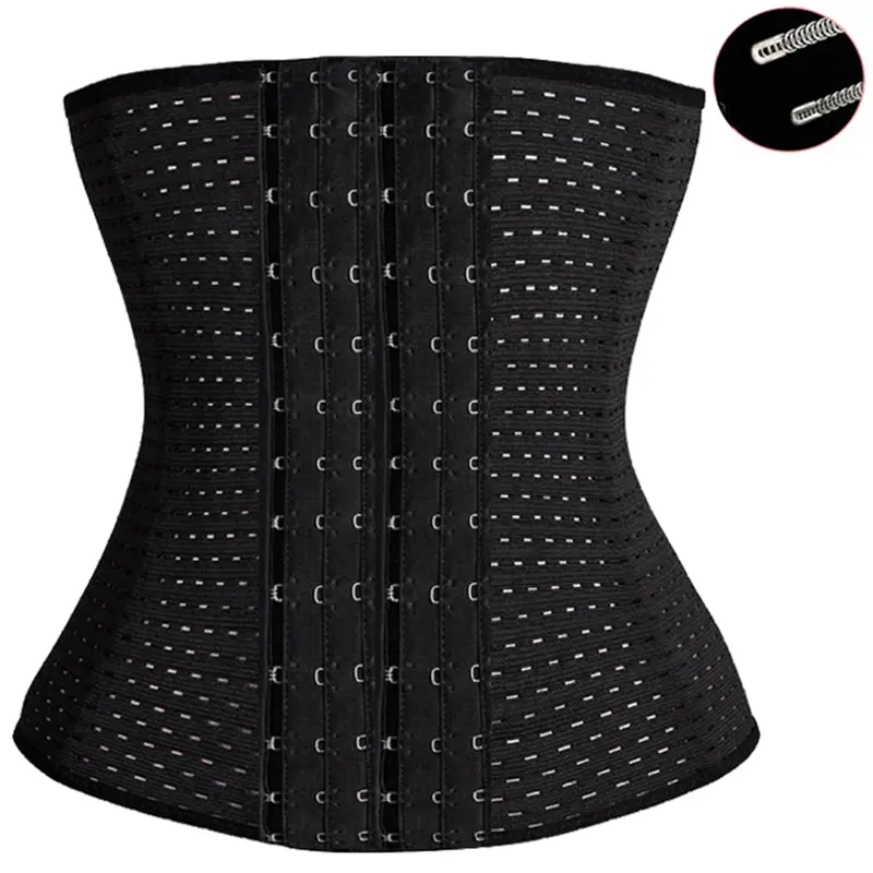 Women's High Waisted Tummy Control Shapewear Underwear - Waist Trainer Body Shape with Zipper, Wrap Belt, Compression, Cinched Silhouette, Belly Binder for Workout, Plus Size Option