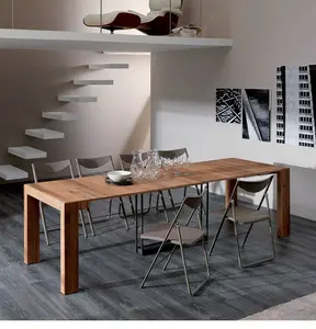 Practical Transformer Table Party Table Long Dining Table Small Space Saver