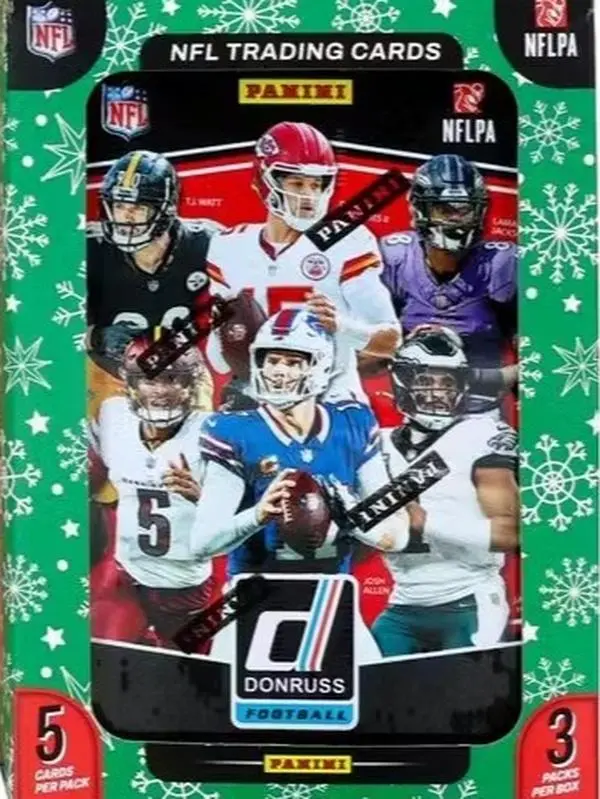 2025 Panini Donruss Football Winter Holiday Tin