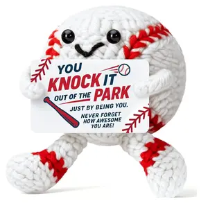 Sports Valentines Baseball Gifts for Boys 6 8 12 14 Baseball Stuff Accessories Drip Stuffed Animal for Birthday Christmas Crochet Figure