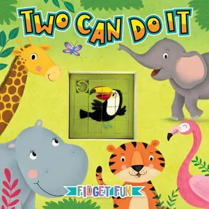 USED-Two Can Do It - Children's Sensory Storybook with Touch and Play Fidget Puzzle Slider by Little Hippo Books (Unknown)