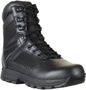 LA Police Gear Sector Black 8" Side-Zip Duty Boot