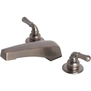 Mobile Home Garden Tub Faucet, Oil Rubbed Bronze with Lever Handles