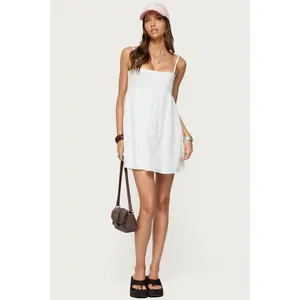 Winifred Eyelet Babydoll Mini Dress