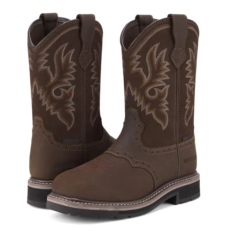 Steel Toe Dark Brown