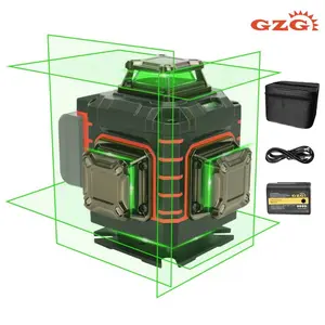 GZG 16 Lines 4d Laser Level Tool for Accurate Measurements, High Precision Laser Leveling Instrument for Construction & DIY Projects