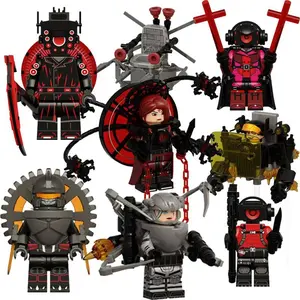 KDL844 New Skibidi Toilet Man Cartoon Bricks Mini Puzzle Assemble Compatible Movable Action Figures Model Toys Building Blocks