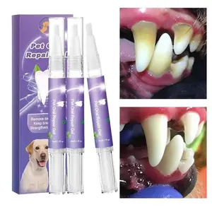 "Say goodbye to bad pet breath with our all-natural oral repair gel! 🐾🌿 Keep your furry friends' teeth clean and healthy with our easy-to-use toothpaste gel. Perfect for dogs, cats, and kittens! 😺🐶 #PetDentalCare #FreshBreath"