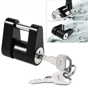 Trailer Hitch Lock, Anti-Theft, Corrosion Resistant, Easy 1/4 Inch Key Operation, Suitable for Rvs, Trucks, Trailers