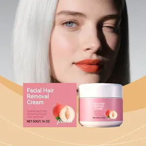 AMZ Moisturizing Facial Hair Removal Cream - Gentle Painless Care For Sensitive Facial Skin, Gentle And Non Irritating Facial Hair Removal