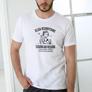 ELSA KENNYONE CLEANING AND POLISHING Funny T shirt, Unisex Cotton, Full Sizes, Full Colors
