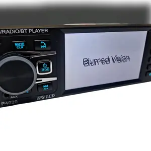 Blurred Vision Audio BV-MP5-P4020BT Single DIN 3.8" Car Stereo Radio FM Bluetooth MP5 Android Port Speaker