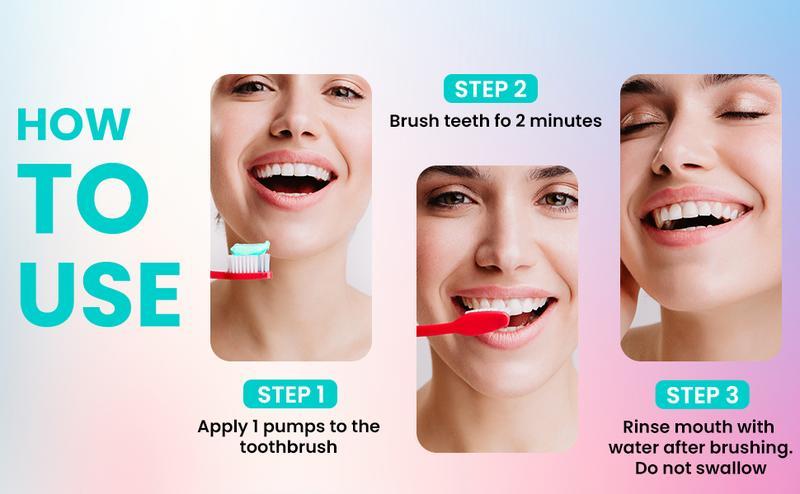 [Tripel Whitening] Niacinamide Teeth Whitening Toothpaste for 1 and 3 value pack，newest fast-actingwhitening formula，icotinamide, Anti plaque,Niacinamide & Xylitol for a Brighter Smile