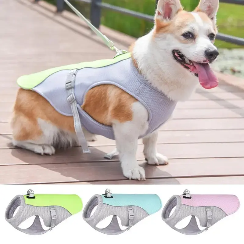 Dog Cooling Vest - 3-Layer Summer Pet Dog Clothing for Exercise, Hiking, Pet Health Supplies