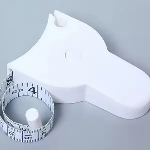 1 Count Body Measuring Tape 60 Inch, Pure White Portable Measurement Tape - Anti-Slip G